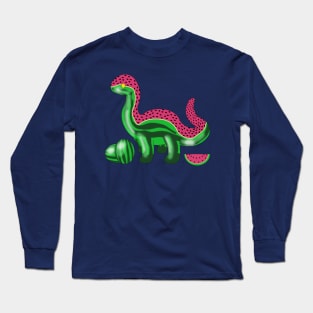 Watermelon Dinosaure Long Sleeve T-Shirt